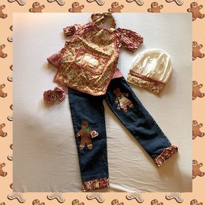 Custom Baking w/Grandma Christmas Gingerbread Set